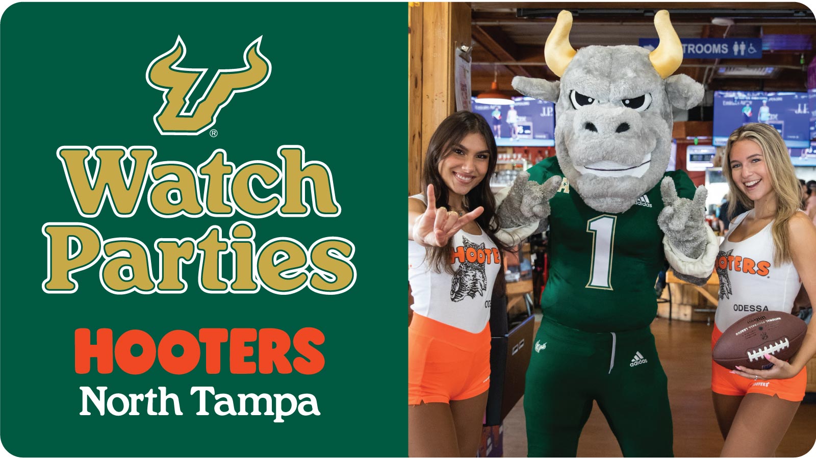 USF Bulls Watch Parties at North Tampa Hooters