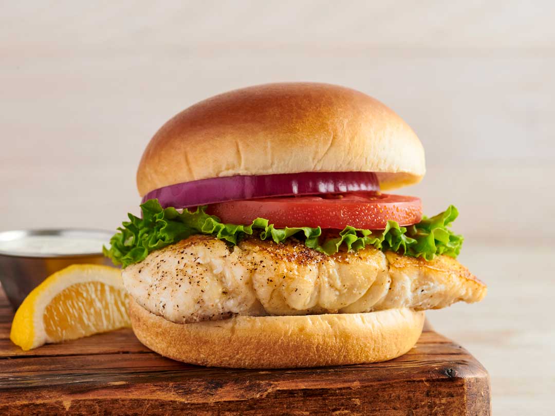 Hooters - Menu - Seafood - Grilled Grouper Sandwich