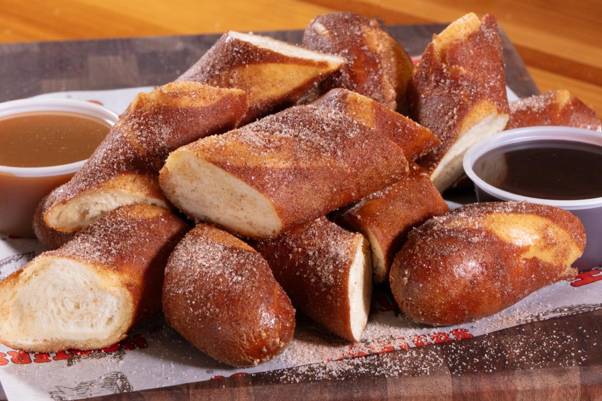 Cinnamon Pretzel Bites