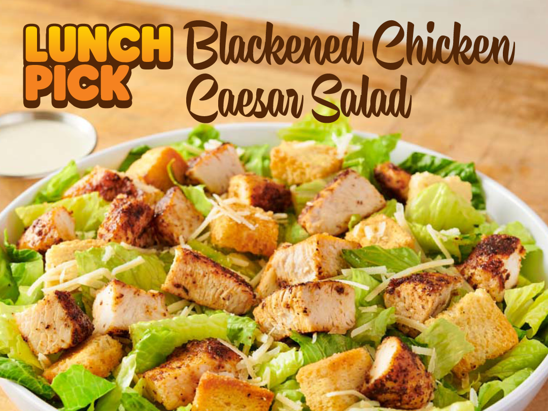 Summer Lunch Pick: Blackened Chicken Caesar Salad