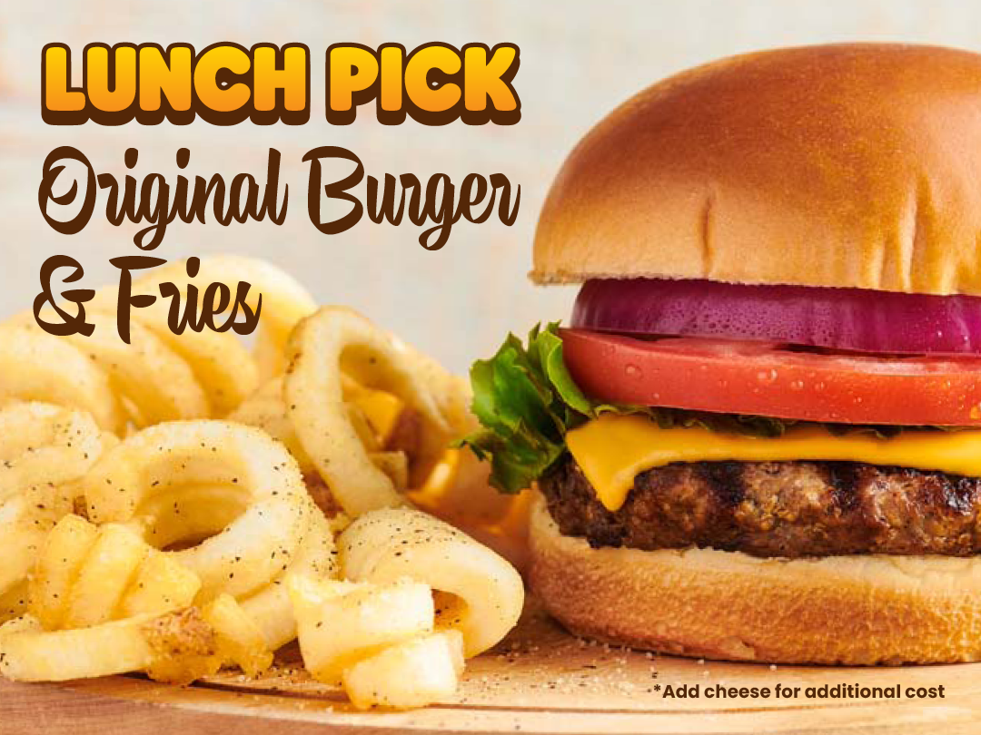 Summer Lunch Pick: Original Burger & Fries