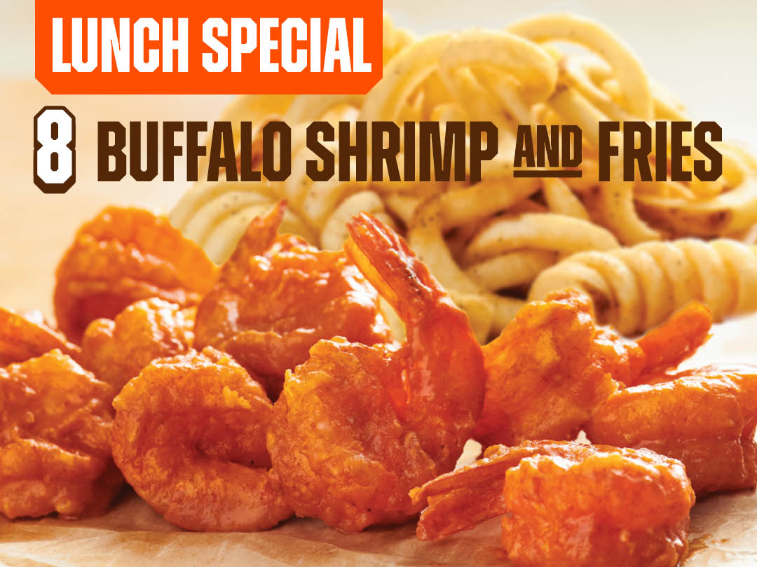Hooters Weekday Lunch Special | 8 Boneless Wings & Fries