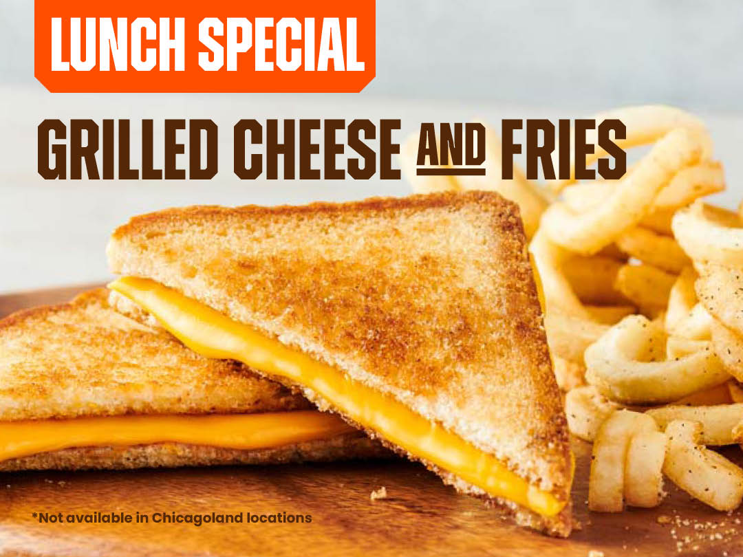 Hooters Weekday Lunch Special | Grilled Cheese & Fries