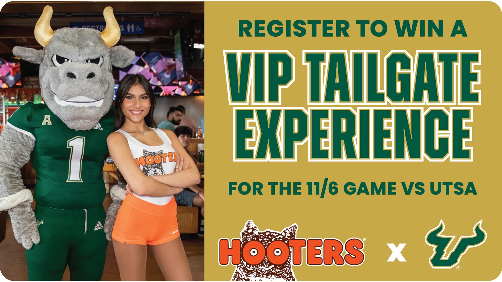 Register to win a VIP Tailgate Experience for the 11/6 game vs UTSA