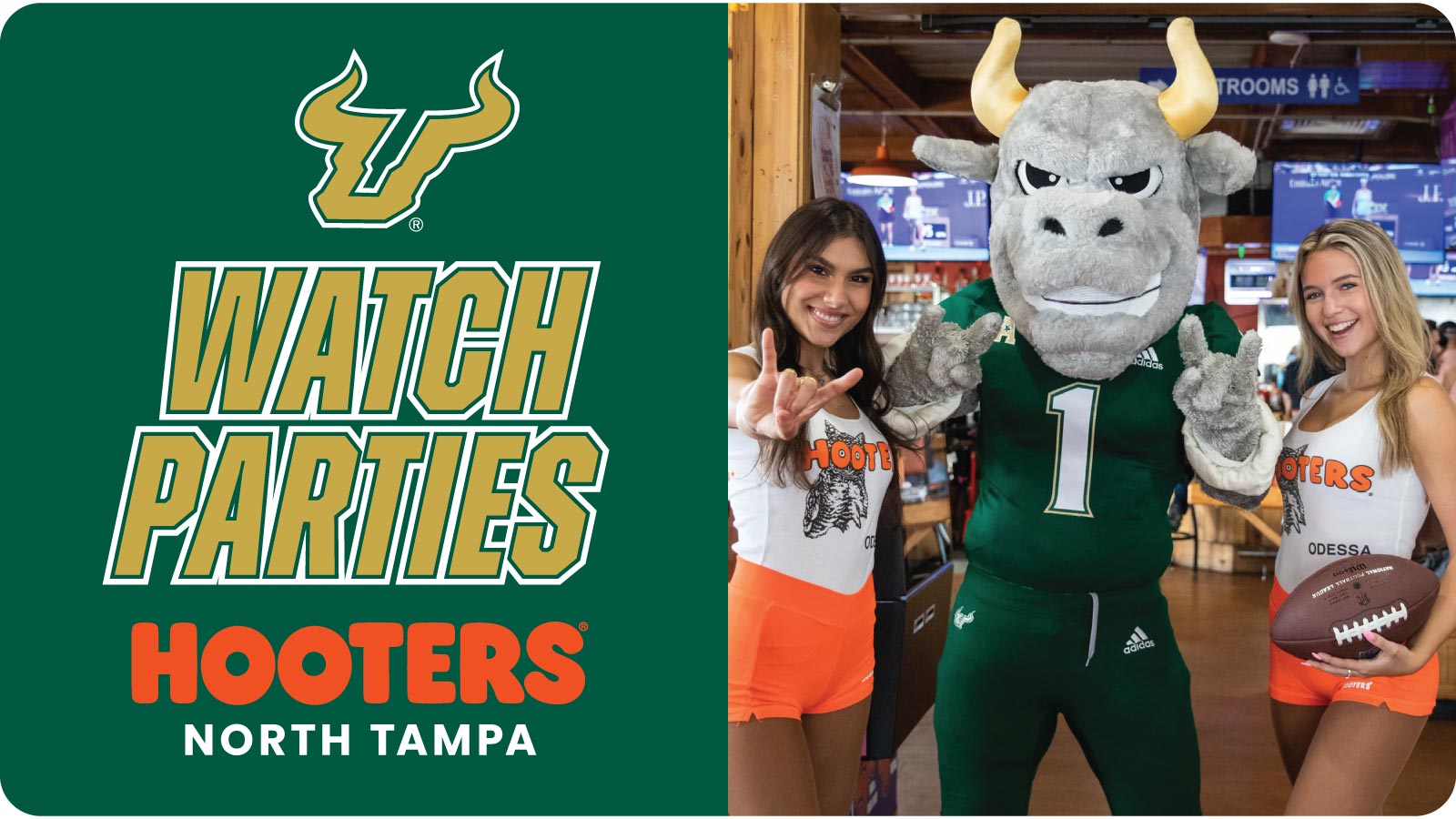 USF Bulls Watch Parties at Hooters of North Tampa