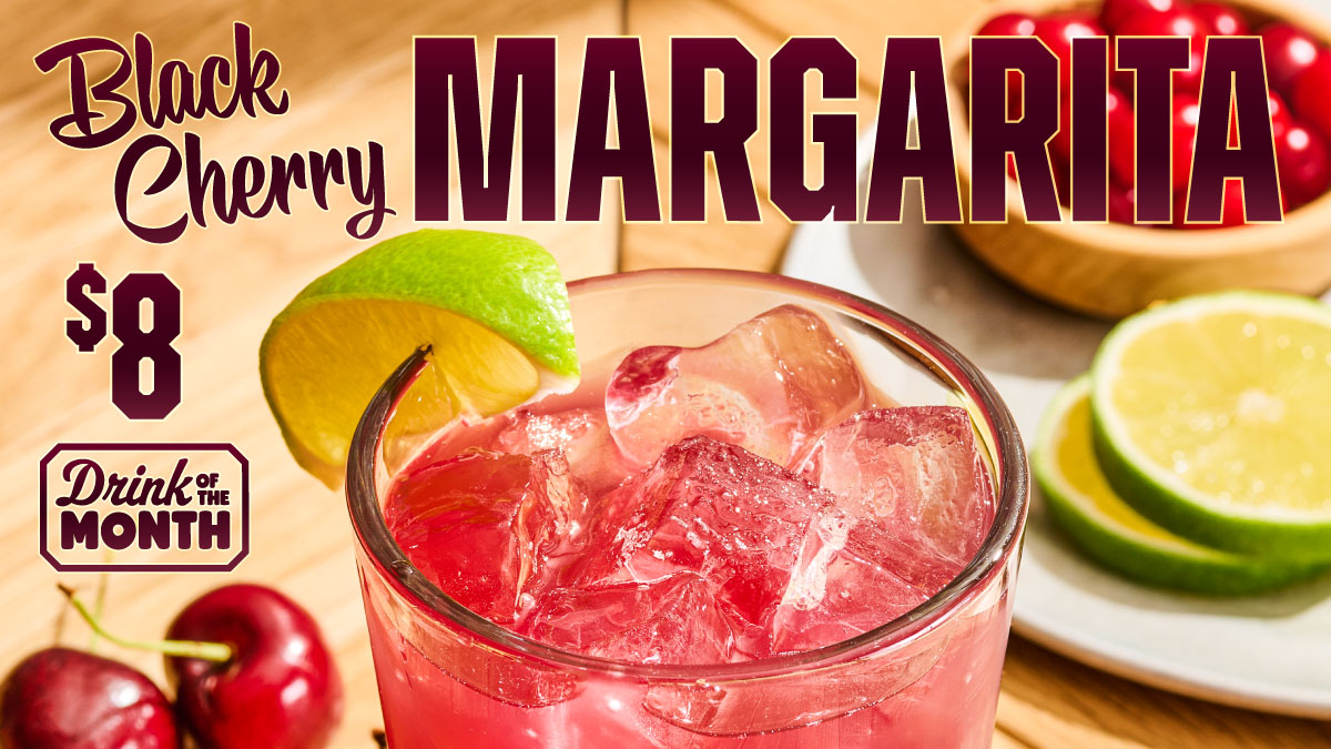 September Drink of the Month: Black Cherry Margarita | $8