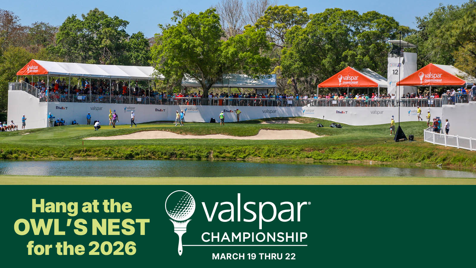 Hat at the Owl's Nest for the 2026 Valspar Championship | March 19-22 | $150 per ticket, only at your local Hooters