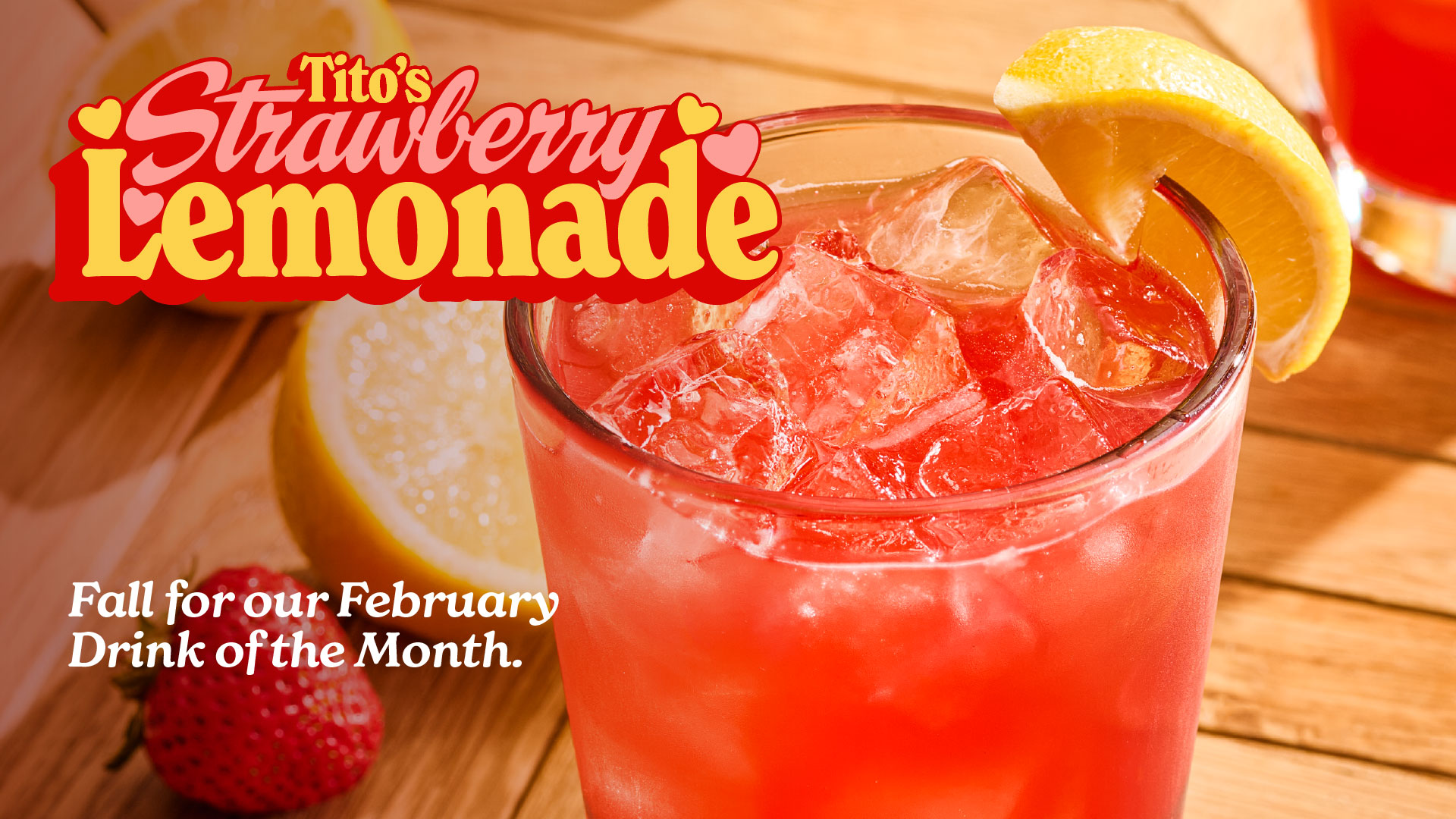 February Drink of the Month | Tito's Strawberry Lemonade