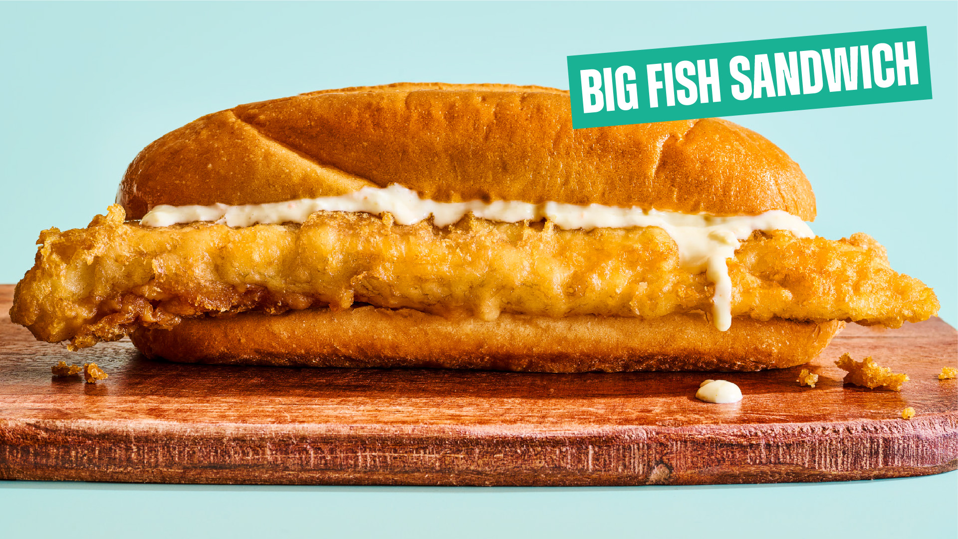 Hooters Big Fish Sandwich