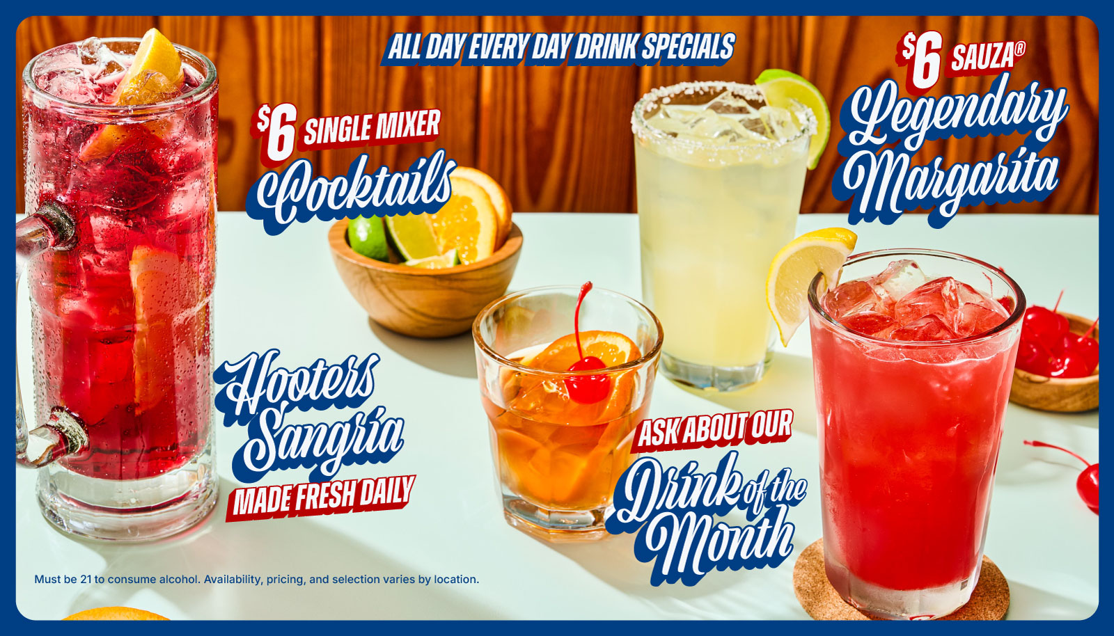 All Day Every Day Drink Specials